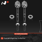 2X Front Inner Tie Rod End for Ford Bronco (2021-2023)