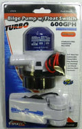 Automatic Bilge Pump 600 GPH with Float Switch for Boater Sports (57418)
