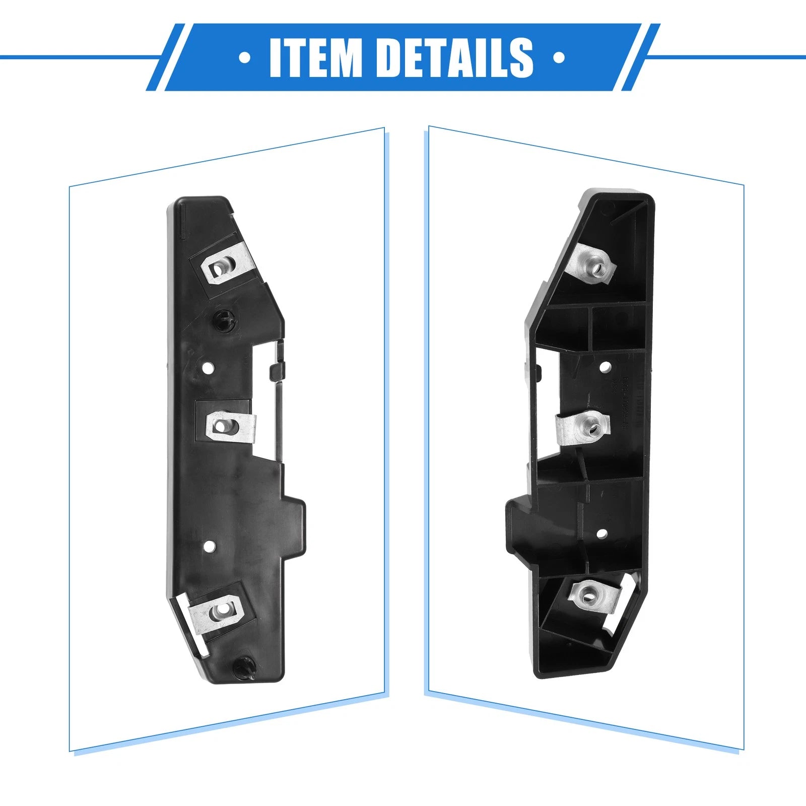 Front Left Bumper Bracket for Ford Edge (2015–2018) - Black