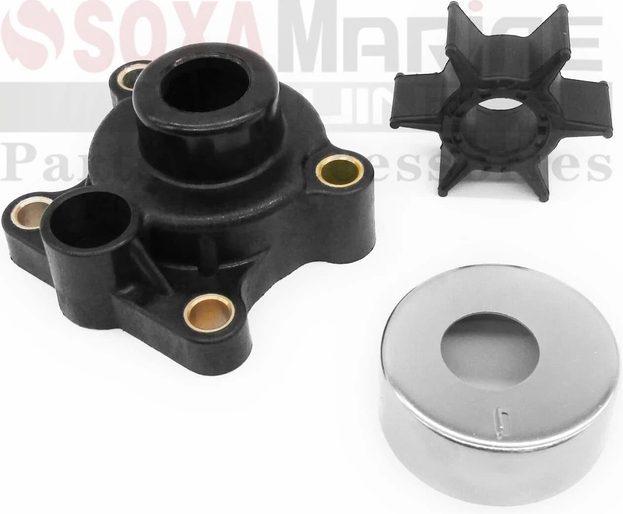 Water Pump Rebuild Kit for Yamaha 2-Stroke 55HP C55 (18-3425, 663-W0078-00)