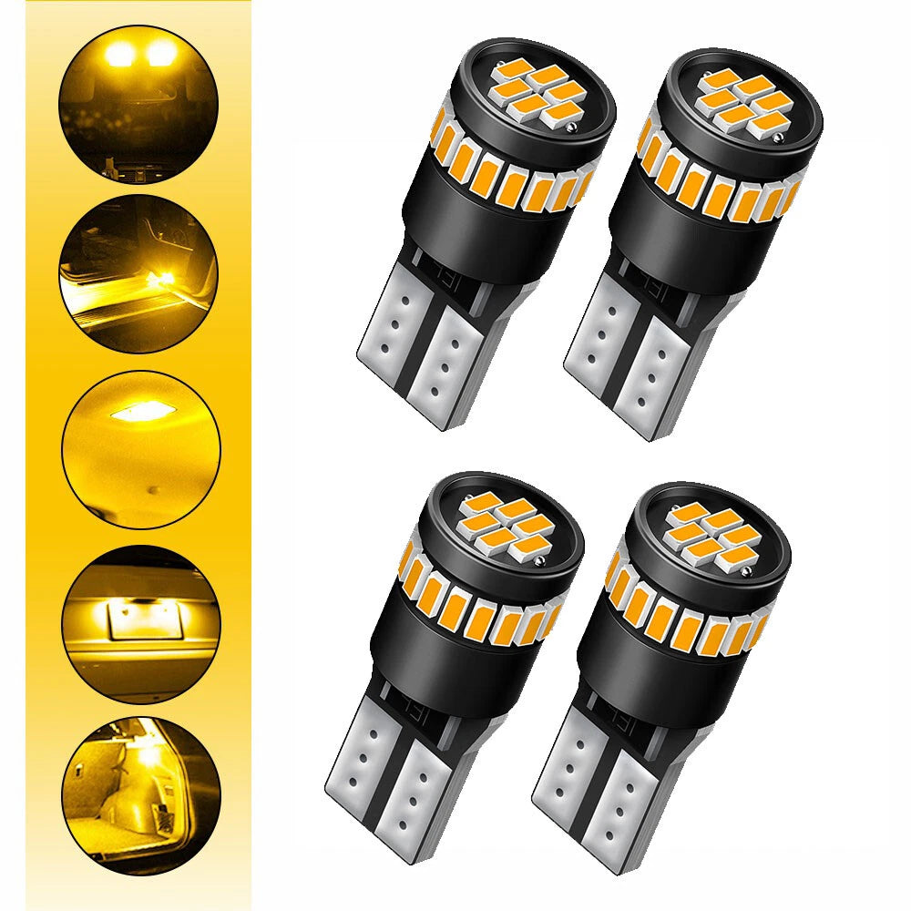 Set of 4 T10 LED Interior Parking Marker Lights for Mercedes