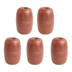 Set of 5 Orange PVC Circular Float Balls for Net Positioning and Marking