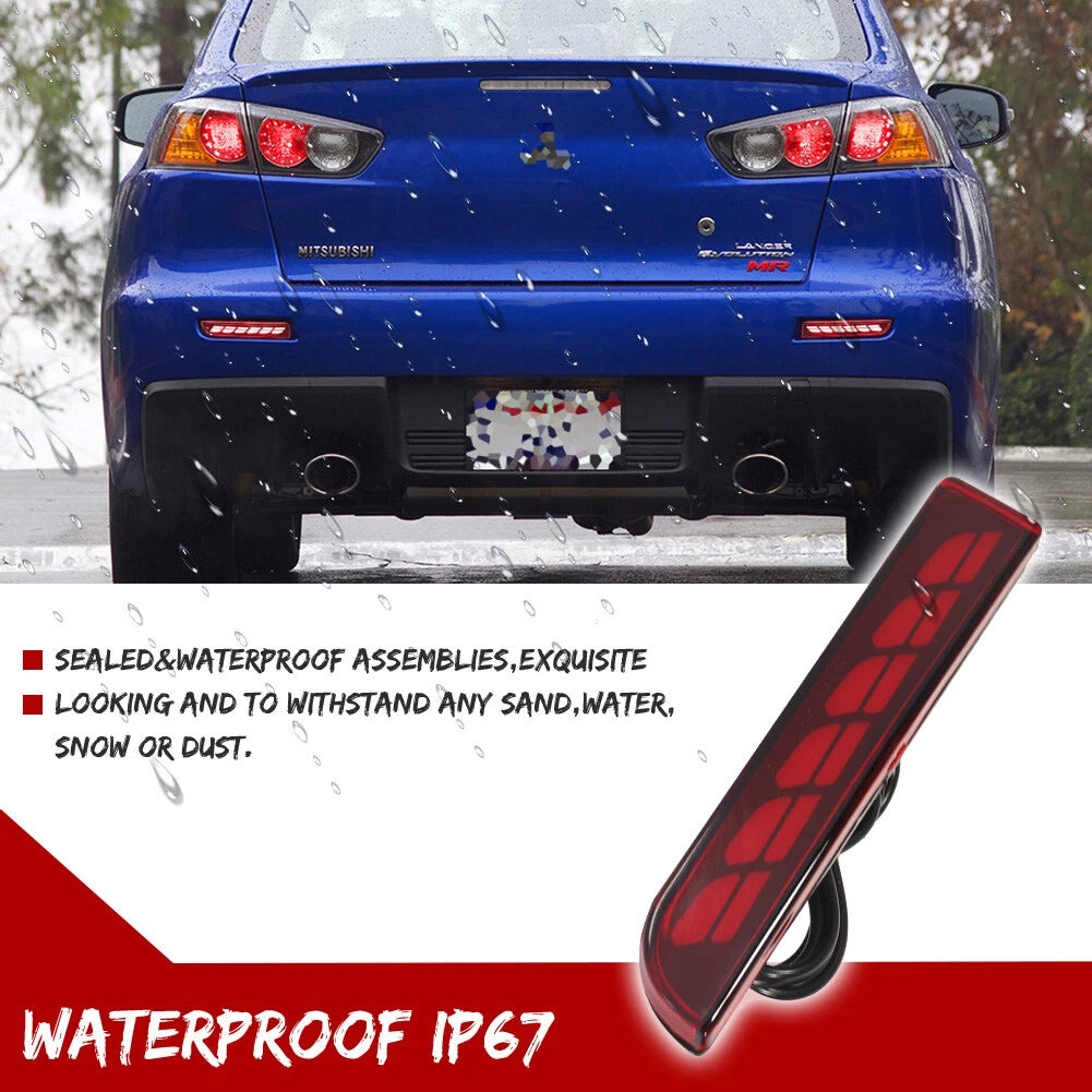LED Rear Bumper Reflector for Mitsubishi Lancer Evo Outlander