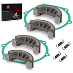 4x Brake Shoe Set with Springs for John Deere 750 770 790