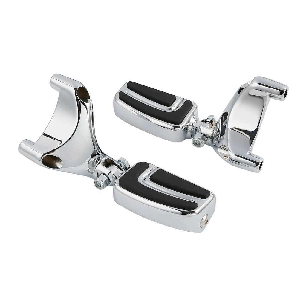 Chrome Footpeg Mounts for Harley Sportster XL 883 1200 (2004–2013)