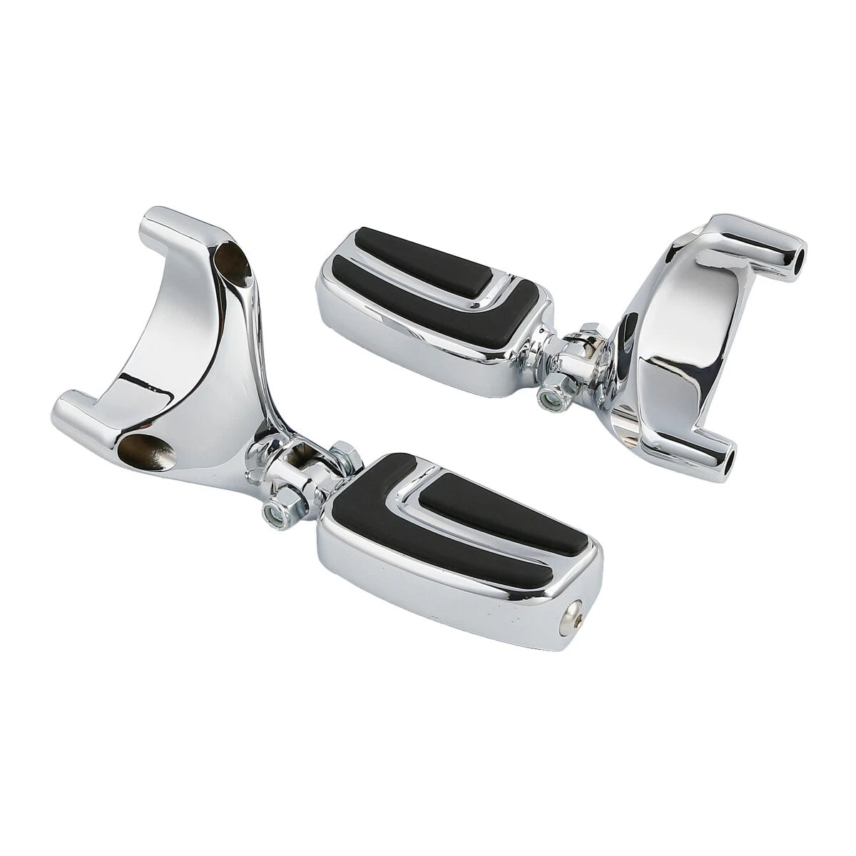 Chrome Footpeg Mounts for Harley Sportster XL 883 1200 (2004–2013)