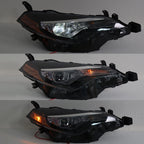 Headlight Assembly for Toyota Corolla (2017–2019) Right Side Halogen