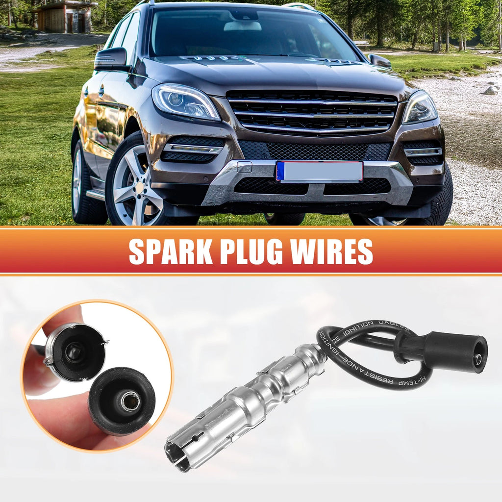 16 Pcs Spark Plug Wire Ignition Coil Cable No.1121500218 for Mercedes-Benz CL500 (2000–2006)
