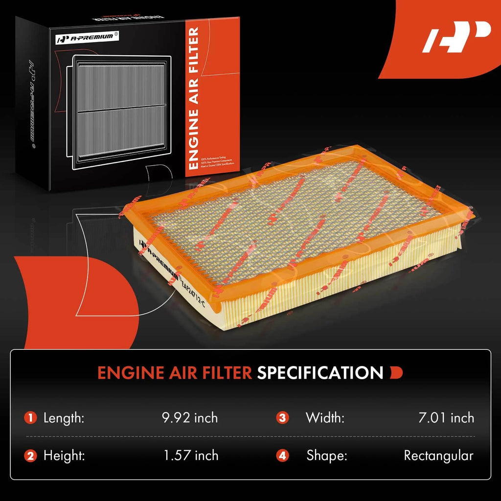 2X Engine Air Filter for Ford Taurus (1996-1999) Tempo (1992-1994) Mercury Sable