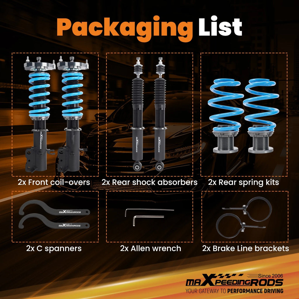 Coilover Lowering Kit 24 Way Damping for Nissan Juke (2011–2017)