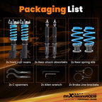 Coilover Lowering Kit 24 Way Damping for Nissan Juke (2011–2017)