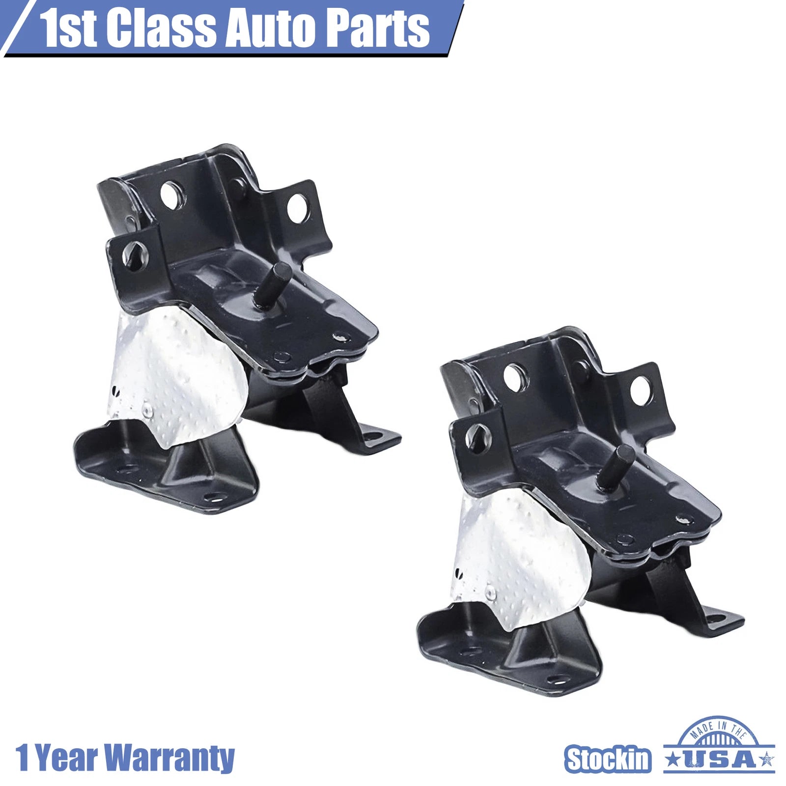 2X Front Motor Mounts for Chevrolet Silverado GMC Sierra 2500 3500 (2007–2014)