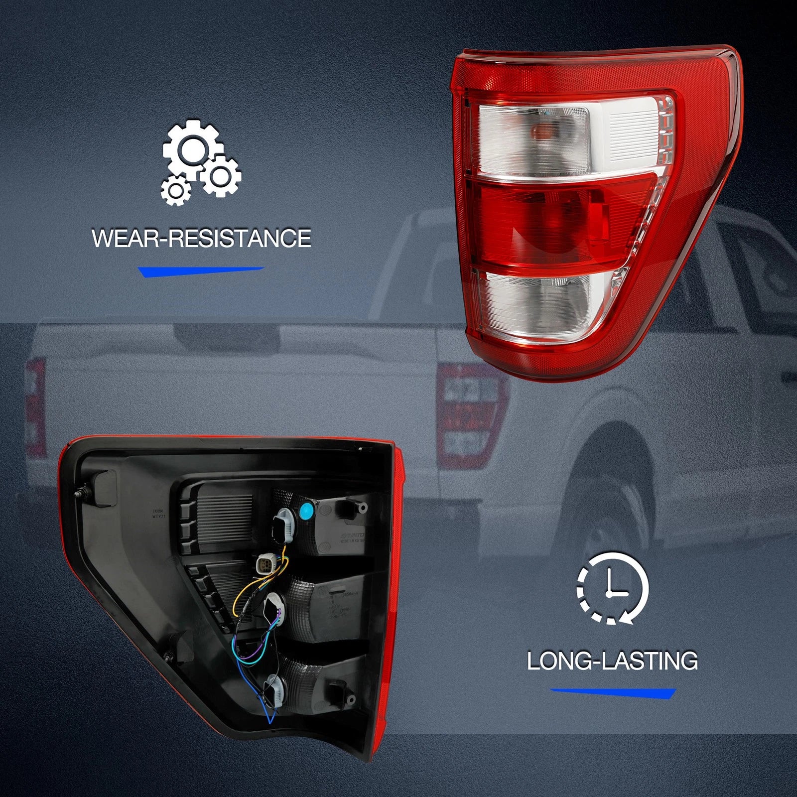 Rear Right Halogen Tail Light for Ford F-150 (2021-2023)