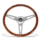 NRG RST-363SL 380mm Classic Wood Grain Racing Steering Wheel for Universal