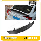 Rear Trunk Spoiler Wing with LED Brake Light for Sedans