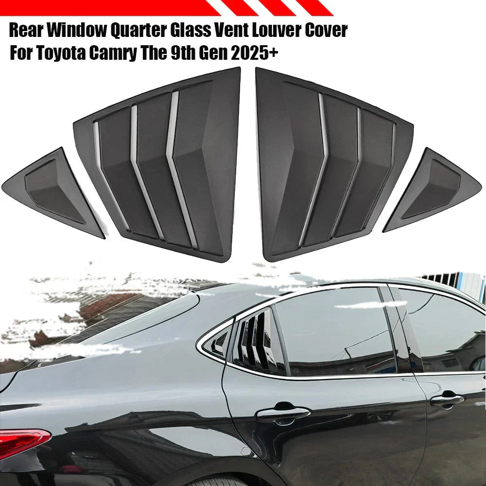 Rear Window Vent Louver Covers for Toyota Camry