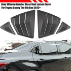 Rear Window Vent Louver Covers for Toyota Camry