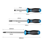 100mm Magnetic Screwdriver with Insulated Handle for Safety Use