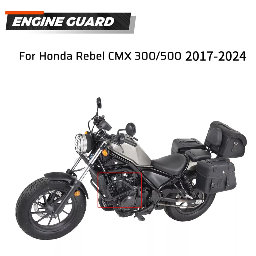 Engine Guard Crash Bar for Honda Rebel 300 CMX300 (2017–2024)