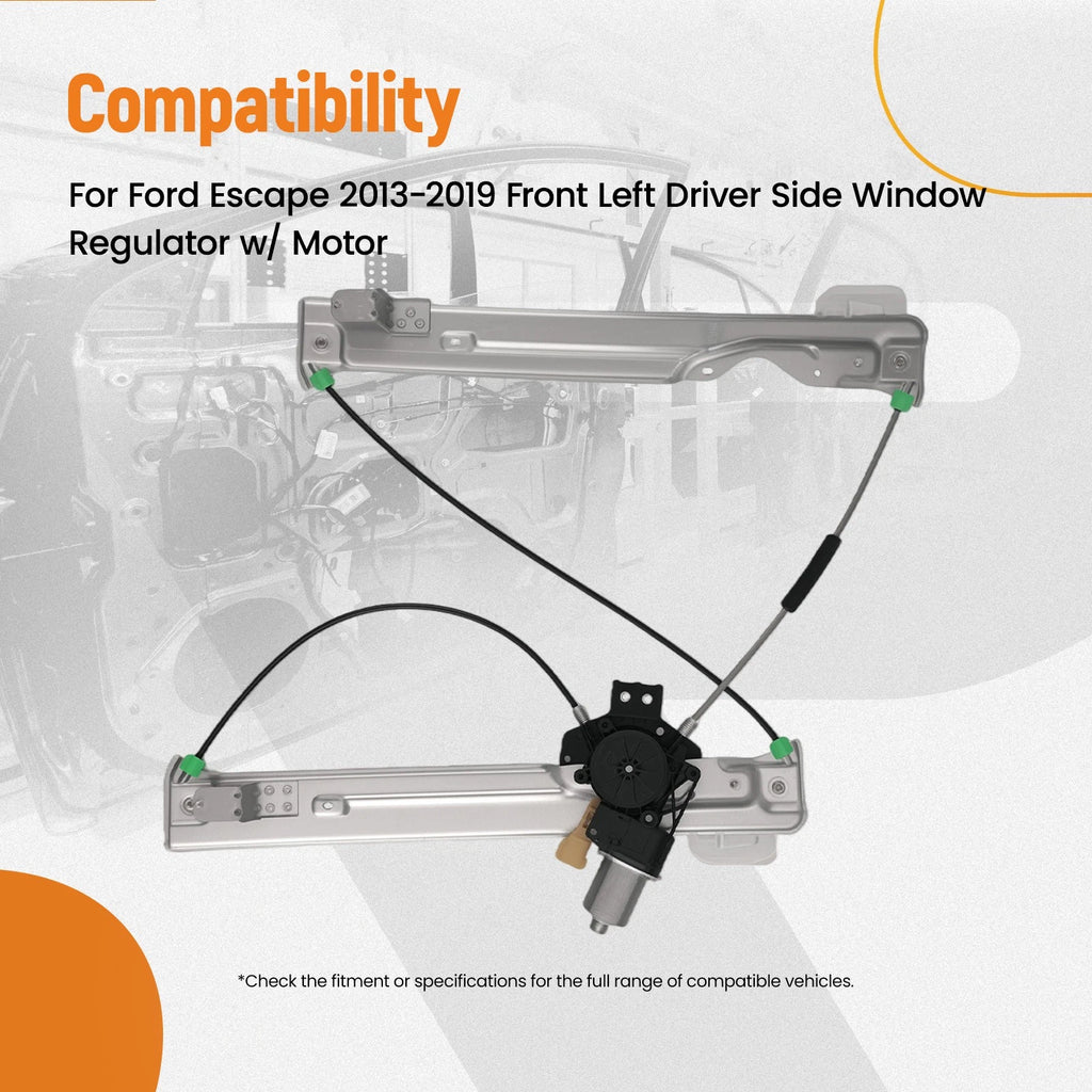 Front Left Power Window Regulator for Ford Escape (2013-2019)