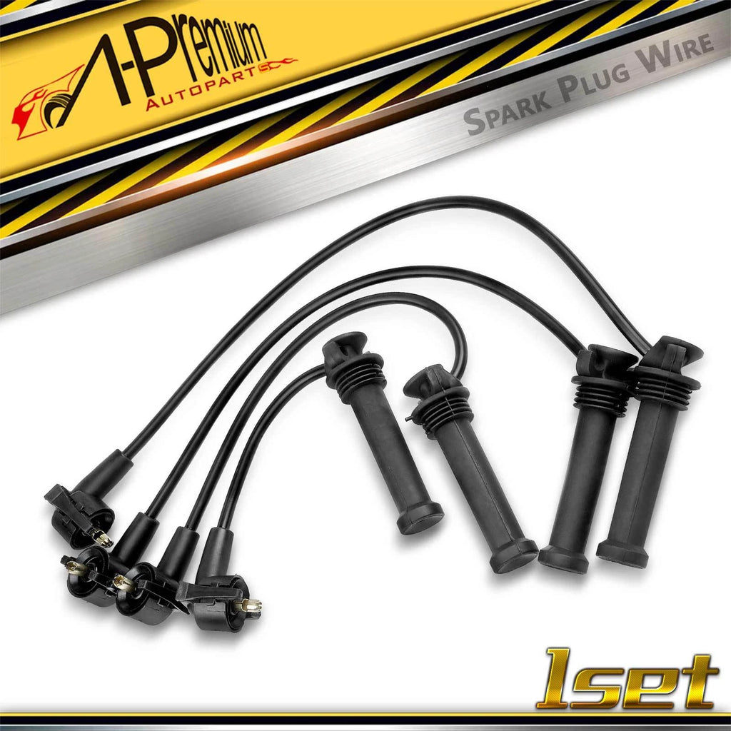 Set of 4 Spark Plug Wires for Ford Escort Contour Mercury Mystique Cougar (1997–2002)
