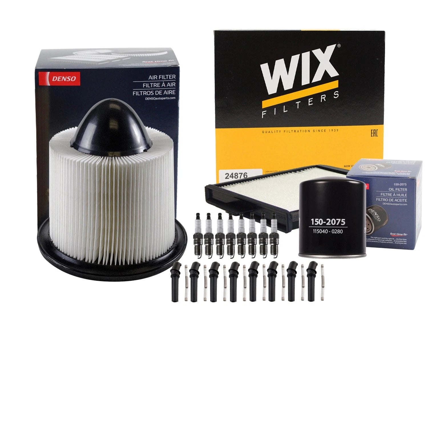 Tune Up Kit with 8 NGK Spark Plugs & Boots for Ford Expedition F-150 2004–2008