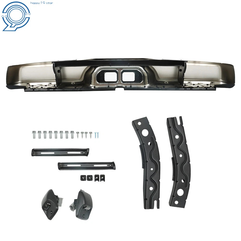 Chrome Steel Rear Step Bumper Assembly for Toyota Tundra (2000–2006)