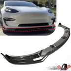 Front Bumper Lip Kit Splitter for Tesla Model 3 (2017–2023) Carbon Fiber