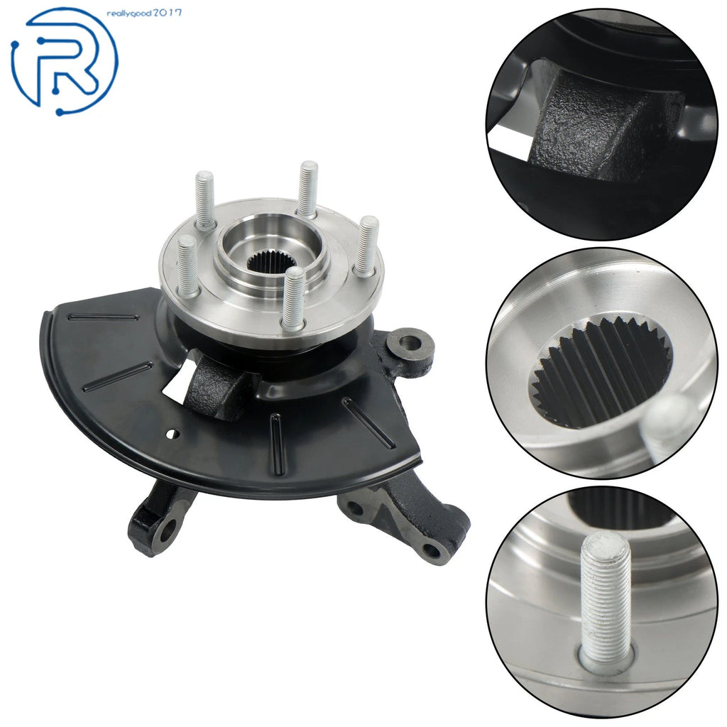 Front Left Knuckle & Wheel Hub Bearing for Ford Escape Mercury Mariner (2005-2012)