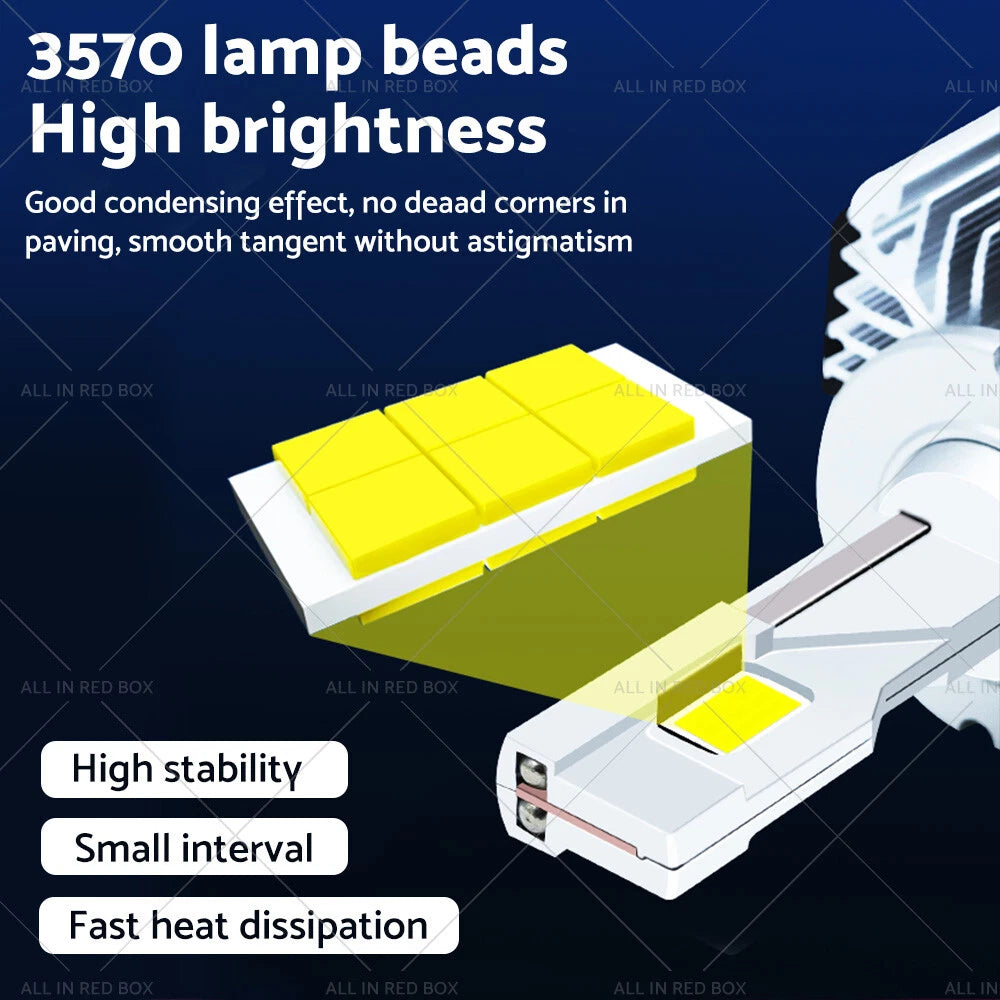 D2S D2R LED Headlight Bulbs HID Conversion Kit 6000K White 90W for