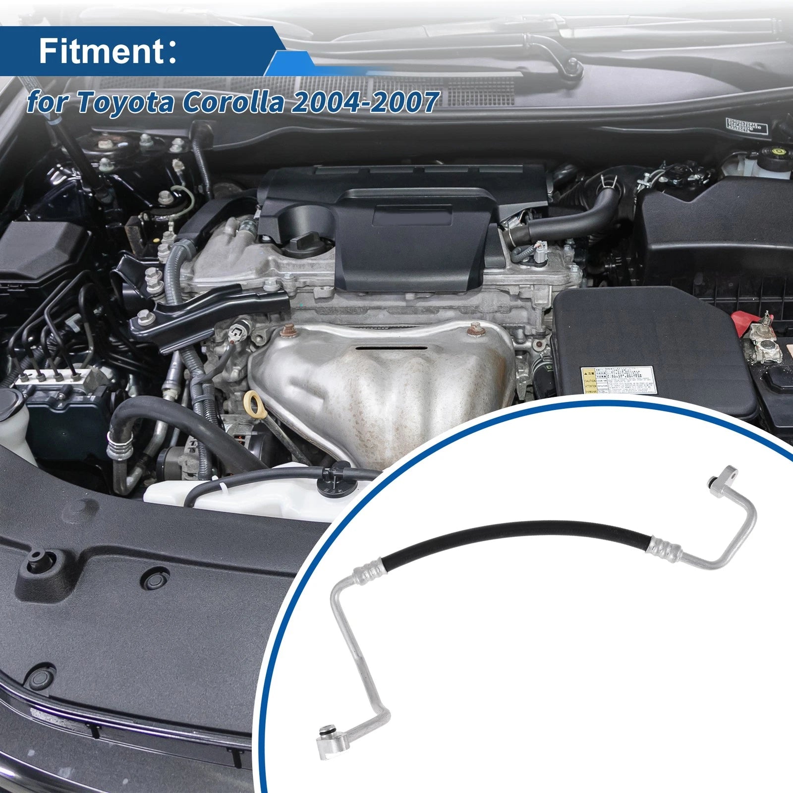 A/C Refrigerant Liquid Hose for Toyota Corolla (2004–2007) No. 8870302300