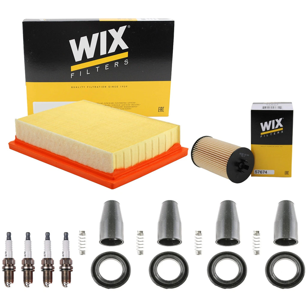 Tune Up Kit with 4 Spark Plugs & Coil Boots for Chevrolet Sonic (2012–2020)