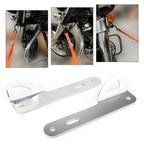 Chrome Trailer Hook Tie-Down Brackets Kit for Harley Touring (1 Pair)