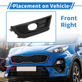 Front Right Fog Light Grill for Honda CR-V (2017-2019)