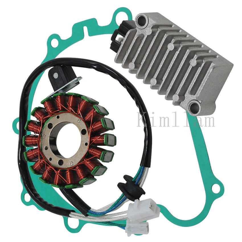Stator Coil, Regulator Rectifier, Gasket for Yamaha TT250R, TT-R250 (1993–2006)