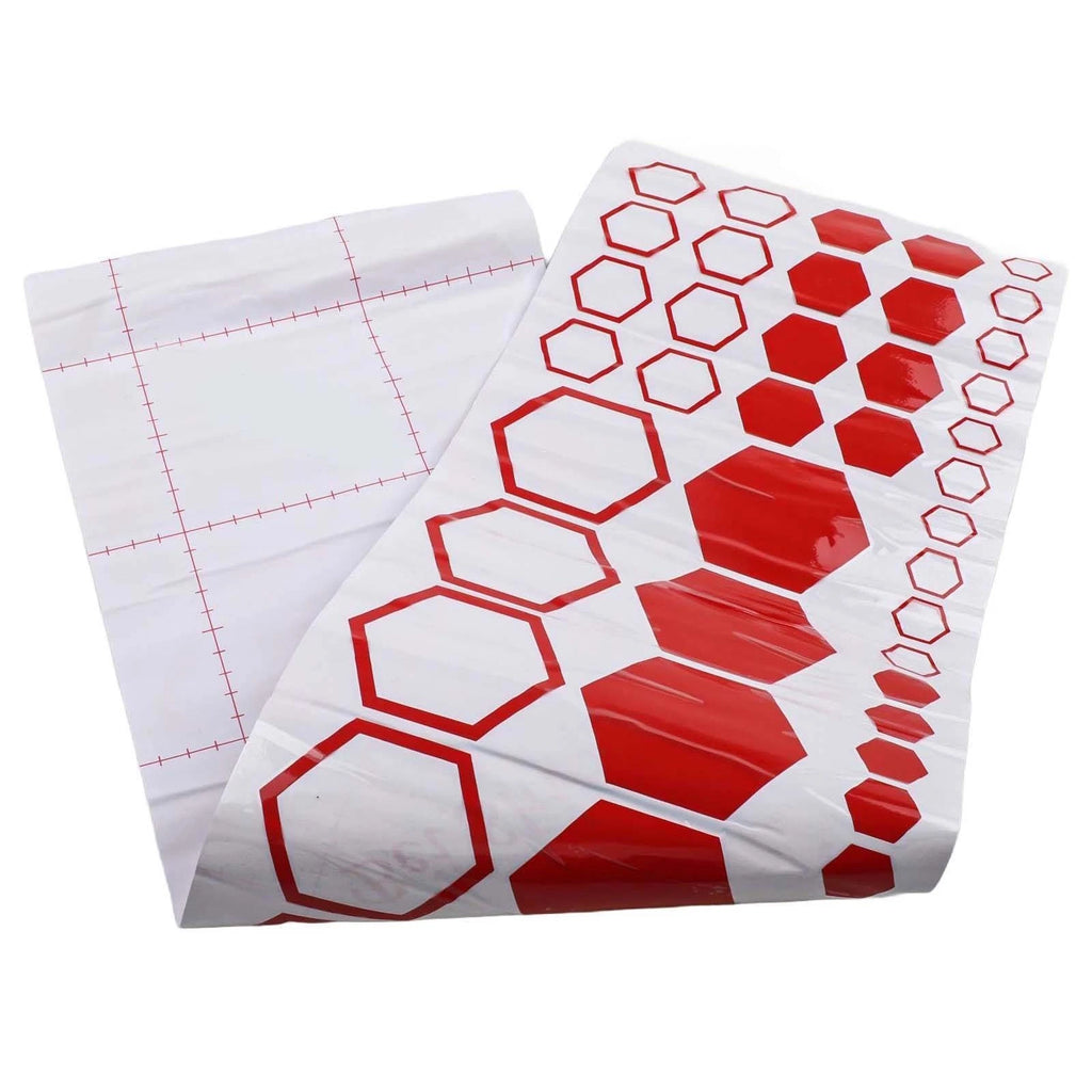 104PCS Honeycomb Design Decorative Stickers for SUVs Trucks
