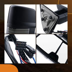 Rear View Mirror for GMC Sierra 1500 (2014-2018) Manual Fold