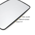 Left Upper White Mirror Glass w/ Back Non-heated for Mercedes Sprinter (2018-2023)