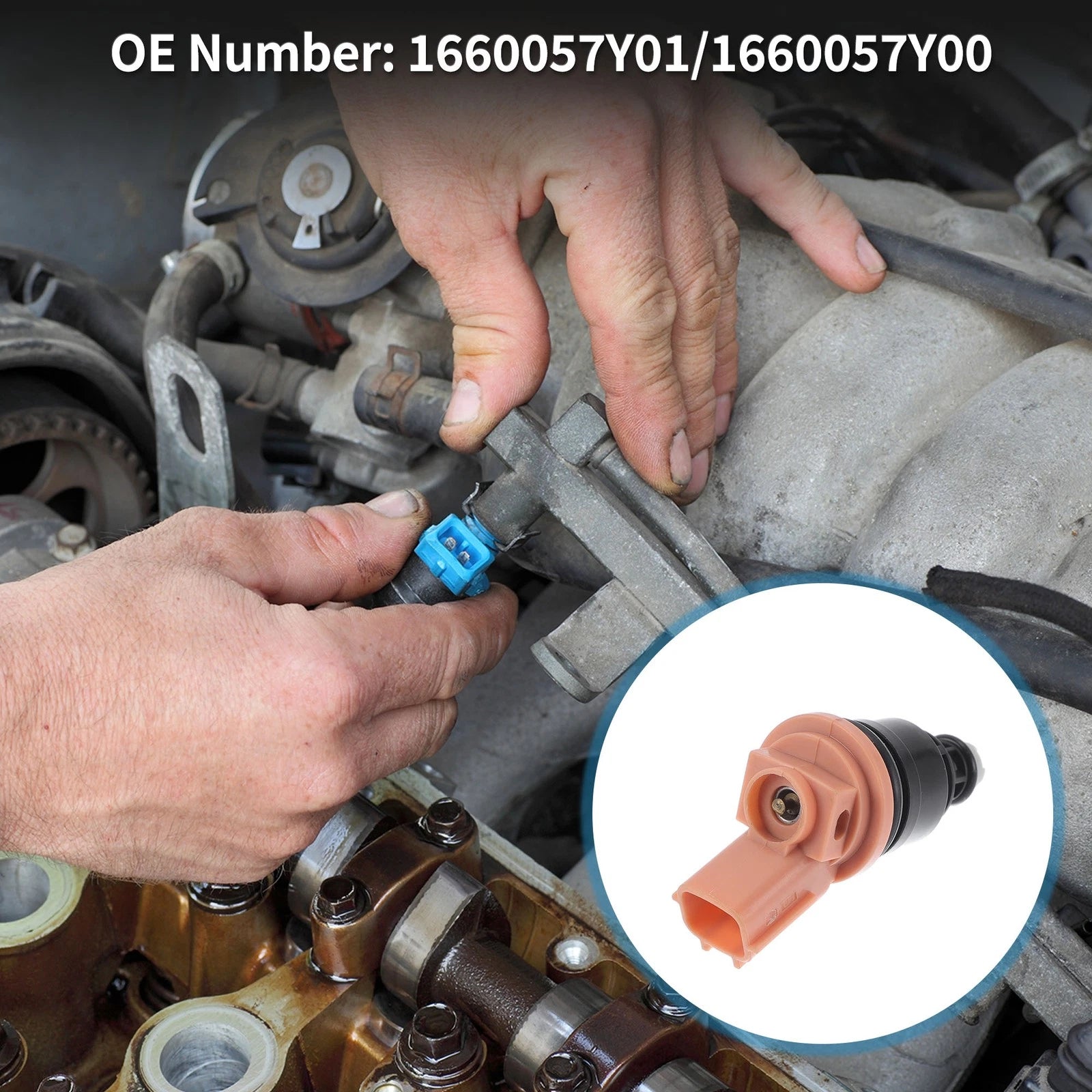 Fuel Injector No. 1660057Y01 for Nissan Sunny Saloon 1.6 (1990–1994)