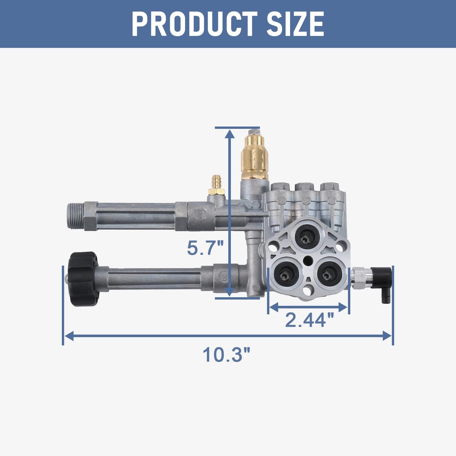 Pressure Washer Pump Head Assembly for AR42518 AR43061 (2018-2023)