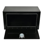 Underbody Tool Box for Pickup Truck (30''×14''×16'', Black Steel)