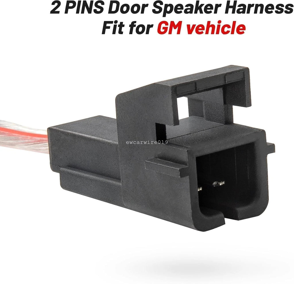 Set of 4 Door Speaker Cable Connectors for Chevy Silverado 1500 (1999–2014)