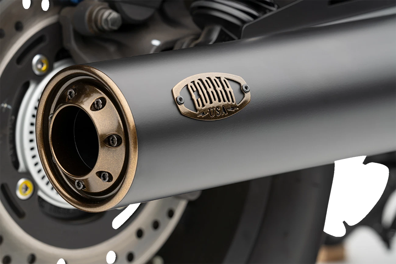 Cobra Slip-On Exhaust for Honda Rebel 1100 (2021–2025) 1140BZ Bronze Tip