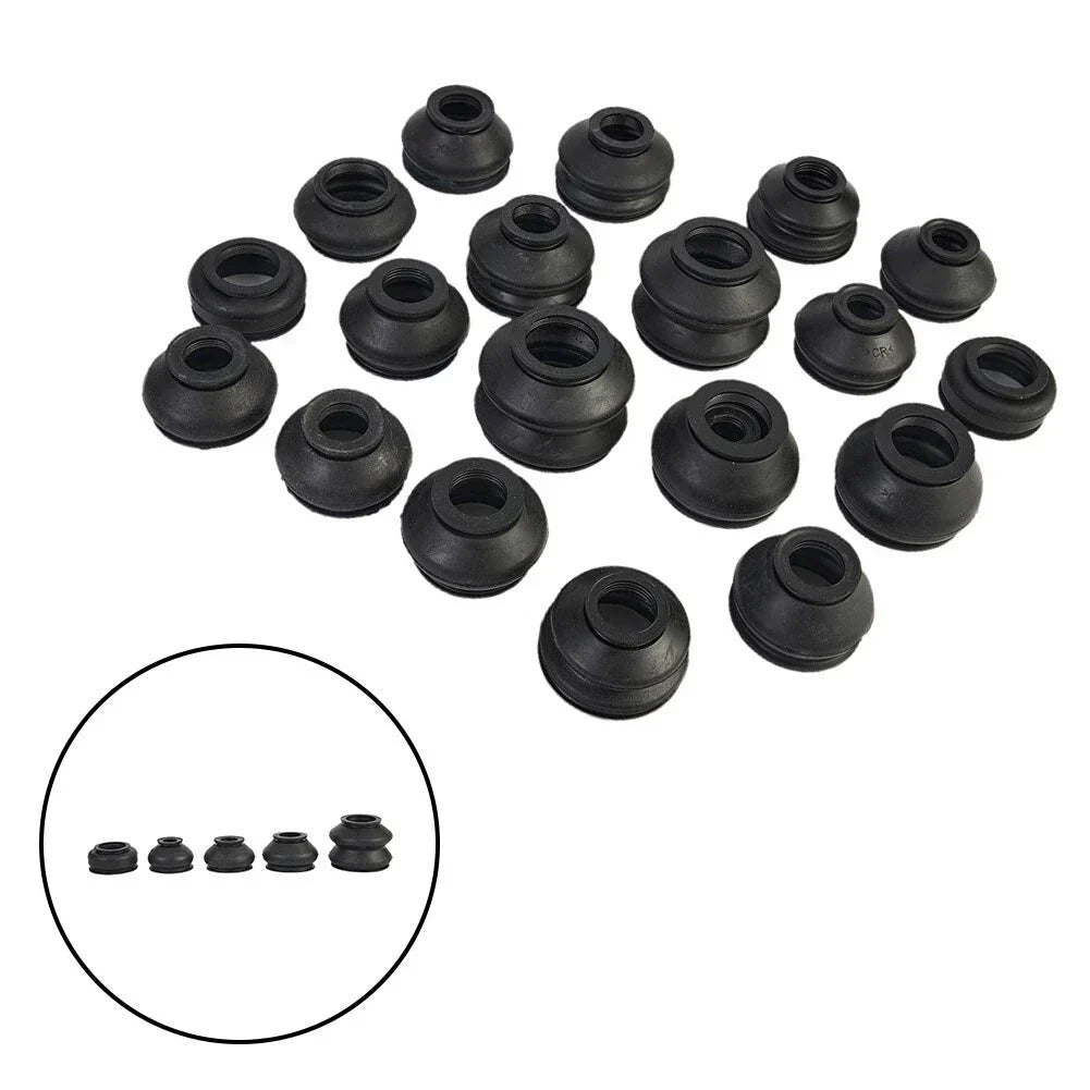 28Pcs Ball Joint Boot Suspension Dust Cover Track Tie Rod Linkage