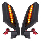 Racing Side View Mirrors with LED for Can Am Maverick X3 Max Turbo (2017–2024)