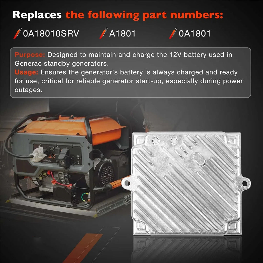 Engine Battery Charger for Generac Generator (A1801)