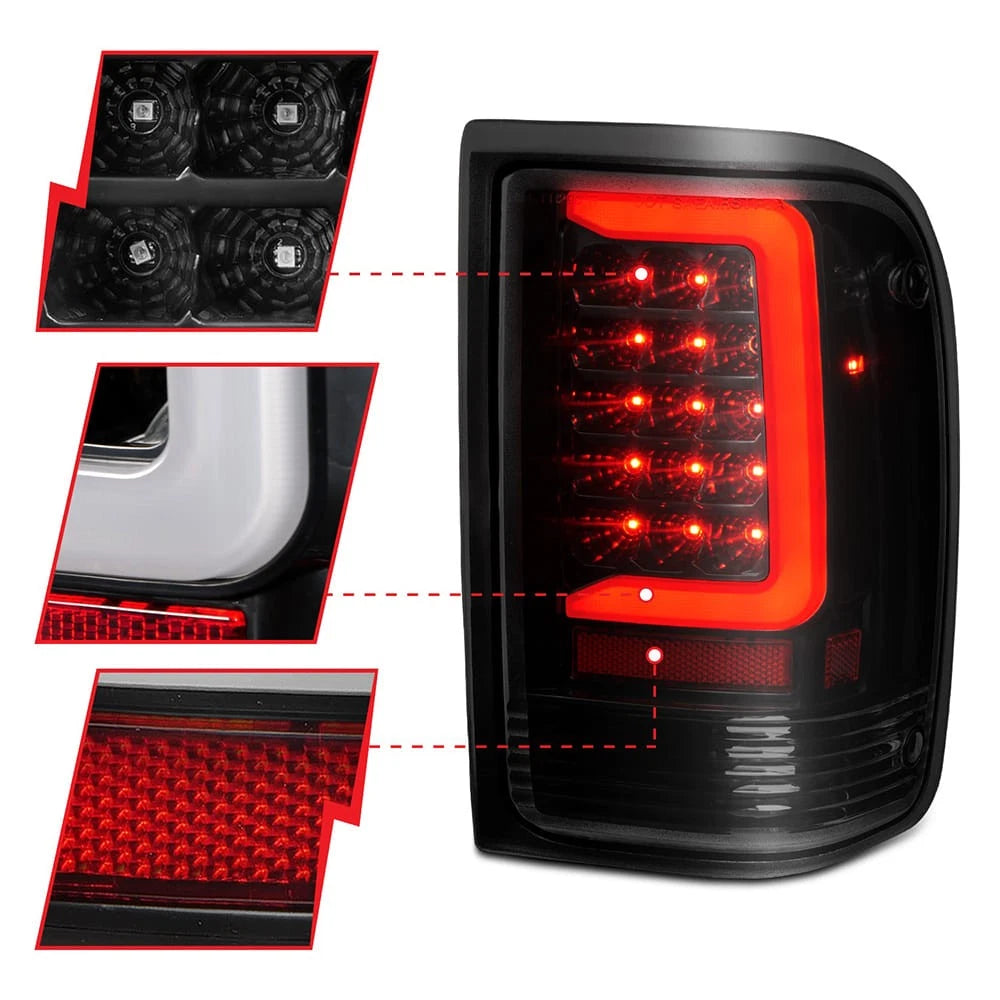 Tail Light Assembly w Light Bar Replacement for 1993–1997 Ford Ranger