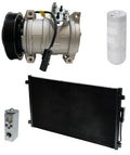 AC Compressor Kit W Condenser Replacement for Chrysler Voyager 2.4L (2002–2003)