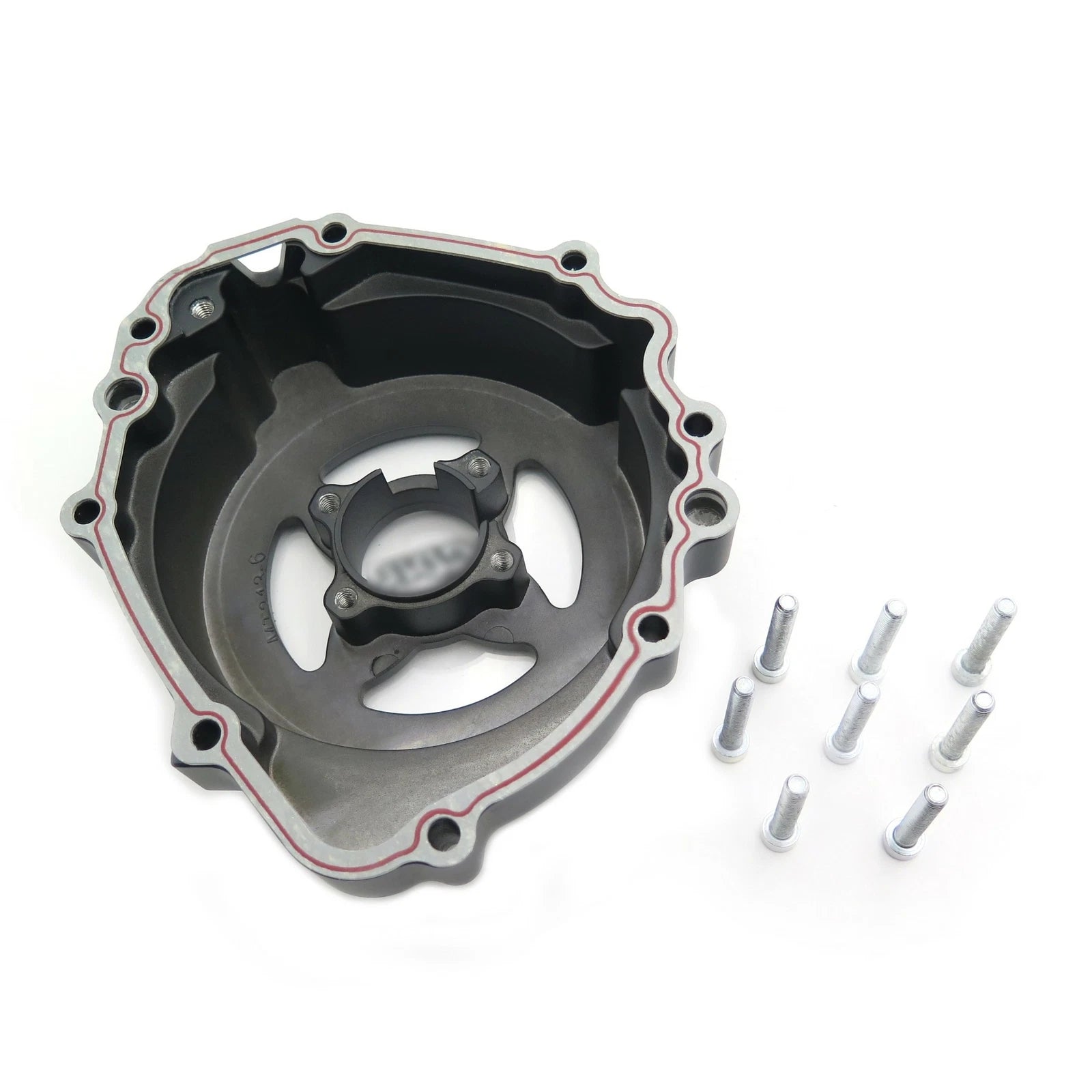 Black Left Engine Stator Cover for Honda CBR 600RR (2003–2006) w/ Gasket