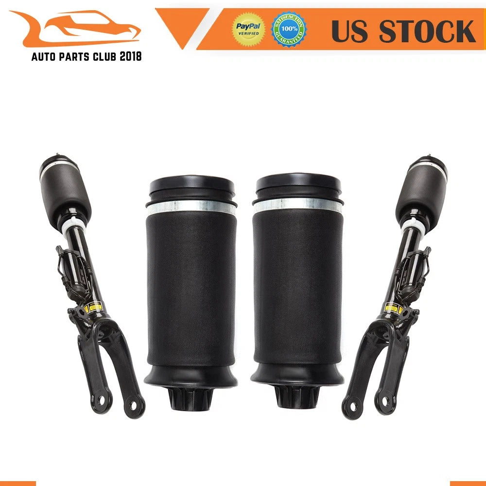 Set of 4 Air Suspension Strut & Spring for Mercedes ML450 ML550 GL450 (2006–2012)